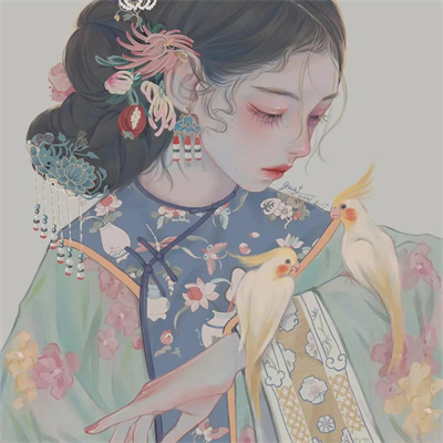 仙气唯美的稀有古风动漫女头