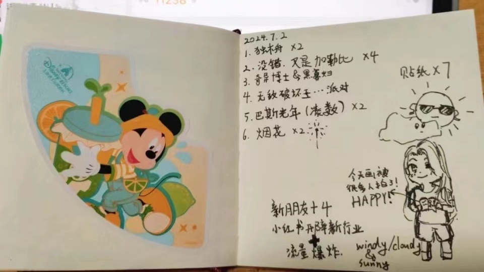 18岁女孩要去上海迪士尼“送外卖”：为减肥，也为“抱抱龙”