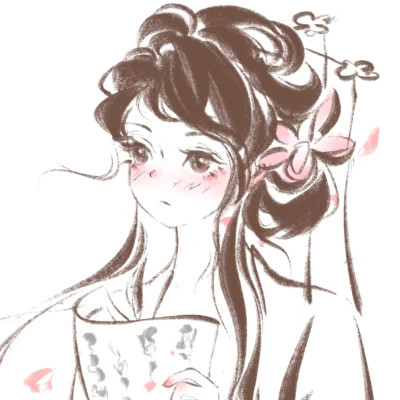 精选古风动漫女生头像高清大图