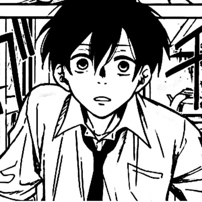 动漫男生黑白灰色头像