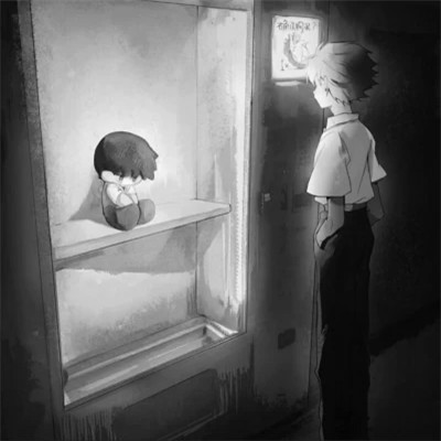 漫画头像男生唯美黑白