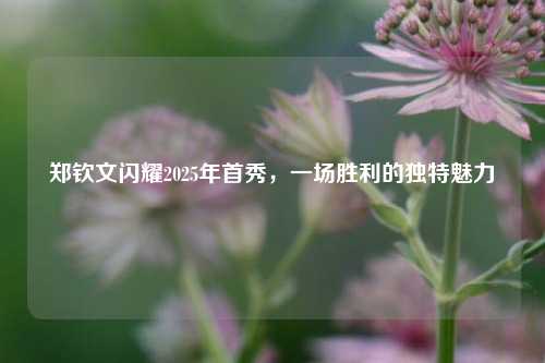 郑钦文闪耀2025年首秀，一场胜利的独特魅力